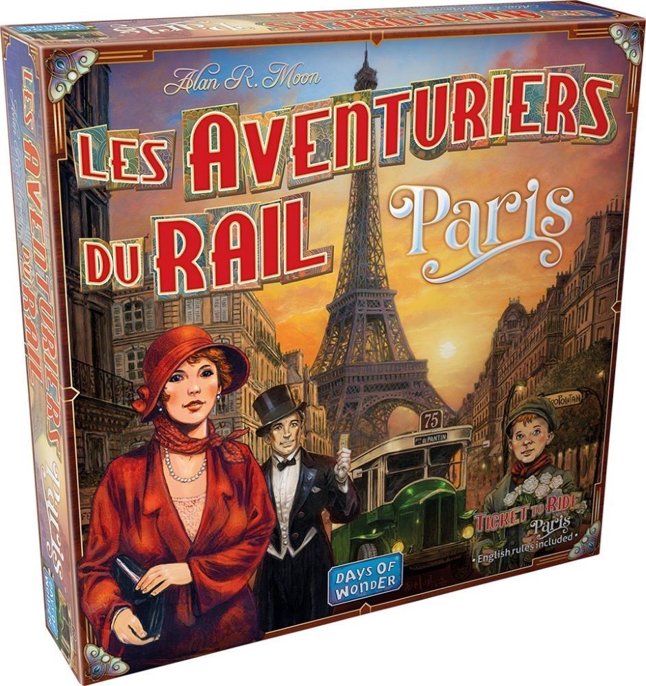 Boite de Les Aventuriers Du Rail Paris