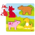 Puzzle Tactile, Animaux