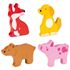 Puzzle tactile, animaux